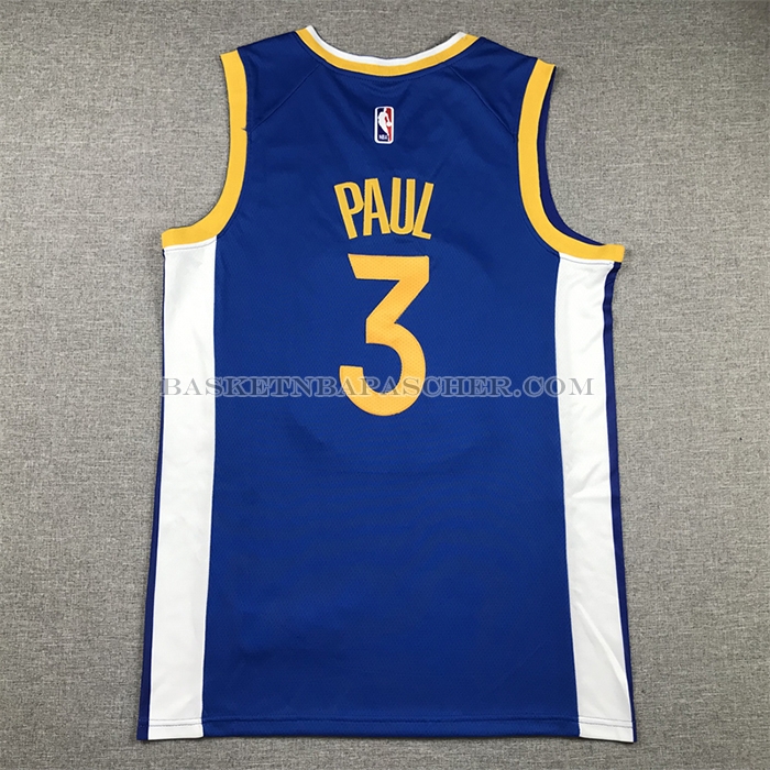 Maillot Golden State Warriors Jordan Poole NO 3 Icon 2022-23 Bleu